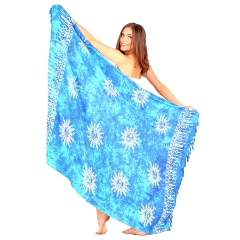 Beach Cover Swimming Pool Resort Vacation Sarong Halter Wrap Towel Dress NWT 🏖️